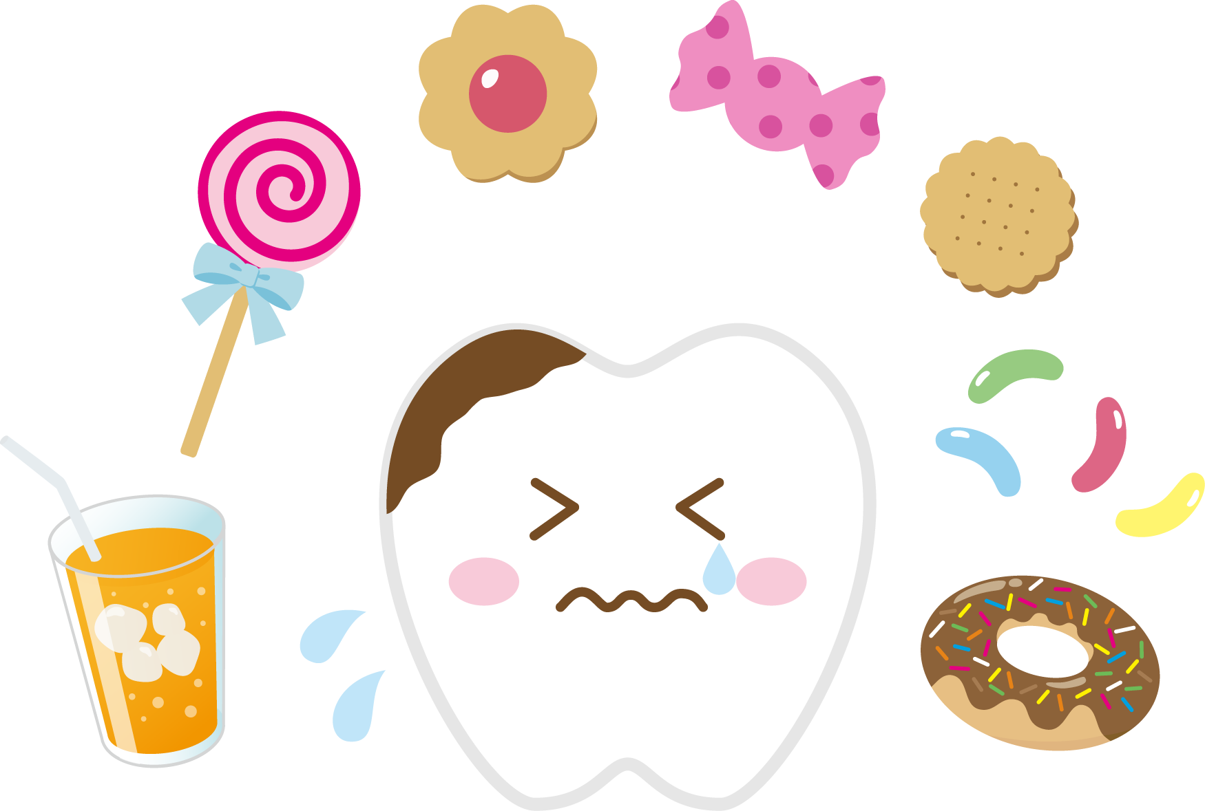夏休みのおやつ習慣にご注意ください